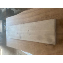 Rohholzoptik, Eiche, Fensterbank, Glattkantbohle mit umlaufender Fase, geschliffen und geölt, 100x20x3 cm Rohholzoptik, Eiche, Fensterbank, Glattkantbohle mit umlaufender Fase, geschliffen und geölt, 100x20x3 cm